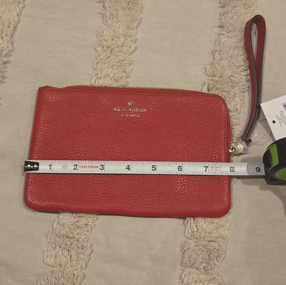 NWT Kate Spade Red Wristlet